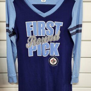 Women's NHL Winnipeg Jets Long Sleeve Tee - Size Small - Like New